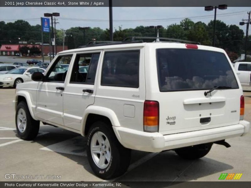 Stone White / Agate 2001 Jeep Cherokee Classic 4x4