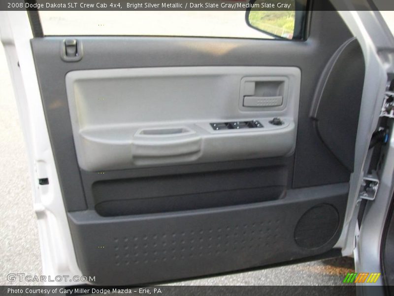 Bright Silver Metallic / Dark Slate Gray/Medium Slate Gray 2008 Dodge Dakota SLT Crew Cab 4x4