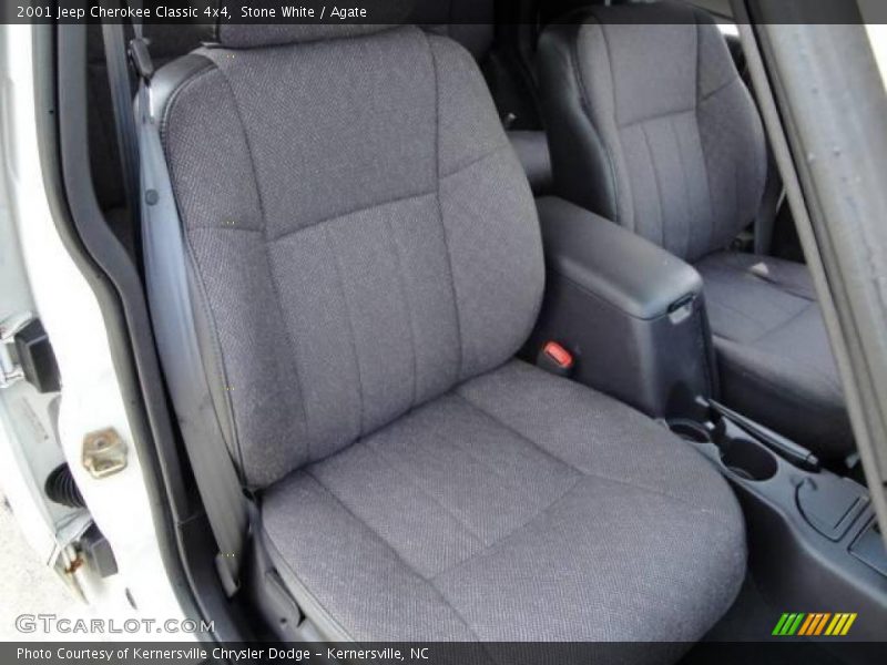 Stone White / Agate 2001 Jeep Cherokee Classic 4x4