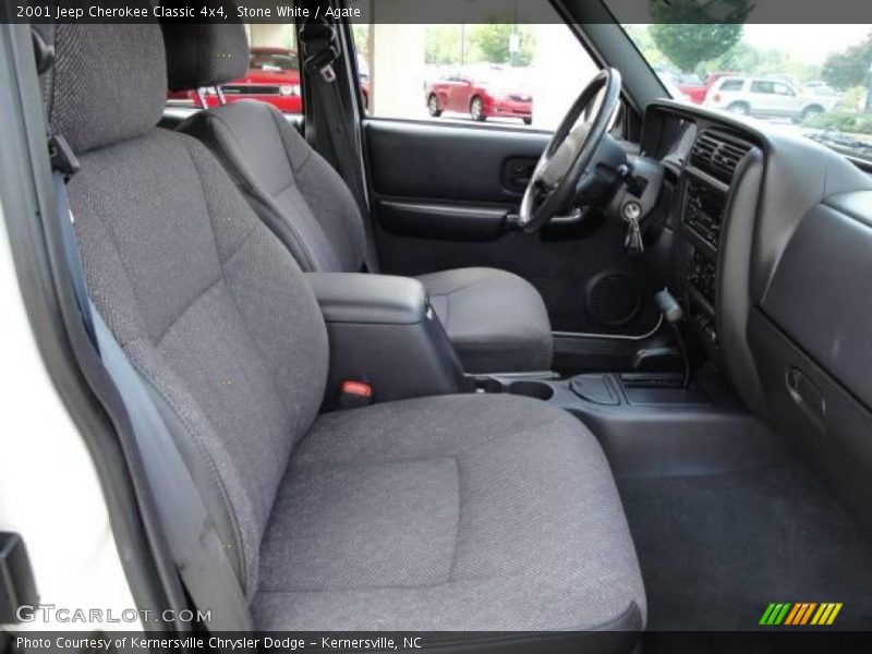 Stone White / Agate 2001 Jeep Cherokee Classic 4x4