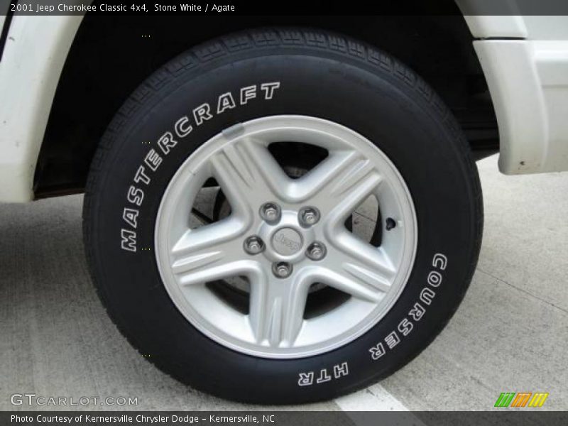Stone White / Agate 2001 Jeep Cherokee Classic 4x4