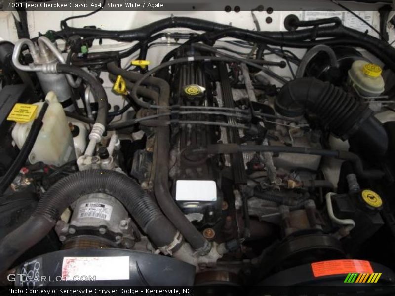 Stone White / Agate 2001 Jeep Cherokee Classic 4x4