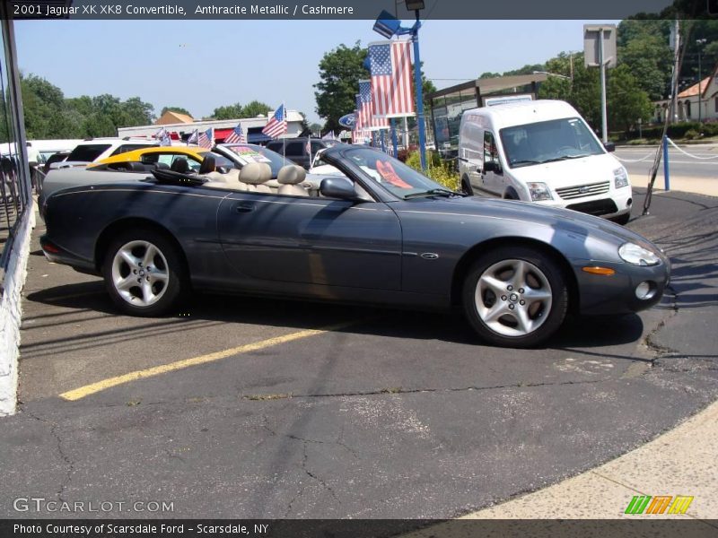 Anthracite Metallic / Cashmere 2001 Jaguar XK XK8 Convertible