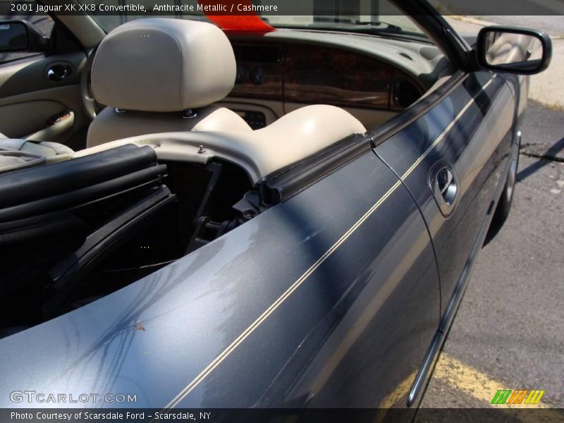 Anthracite Metallic / Cashmere 2001 Jaguar XK XK8 Convertible