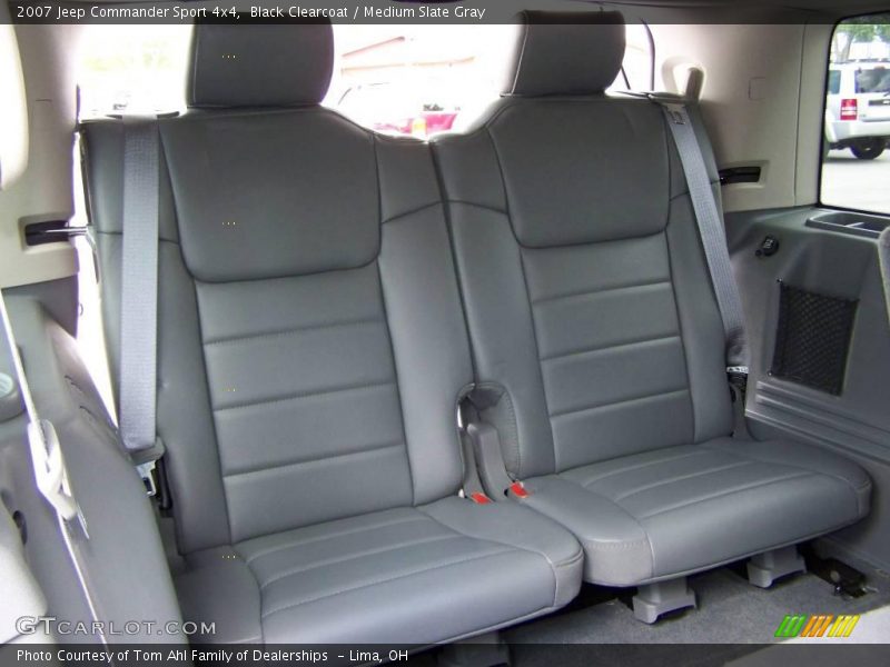 Black Clearcoat / Medium Slate Gray 2007 Jeep Commander Sport 4x4