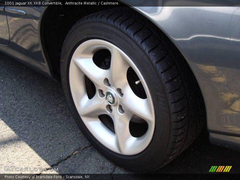 Anthracite Metallic / Cashmere 2001 Jaguar XK XK8 Convertible