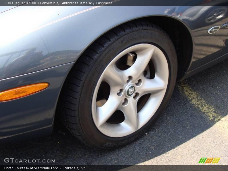 Anthracite Metallic / Cashmere 2001 Jaguar XK XK8 Convertible