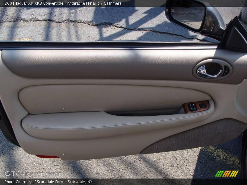 Anthracite Metallic / Cashmere 2001 Jaguar XK XK8 Convertible