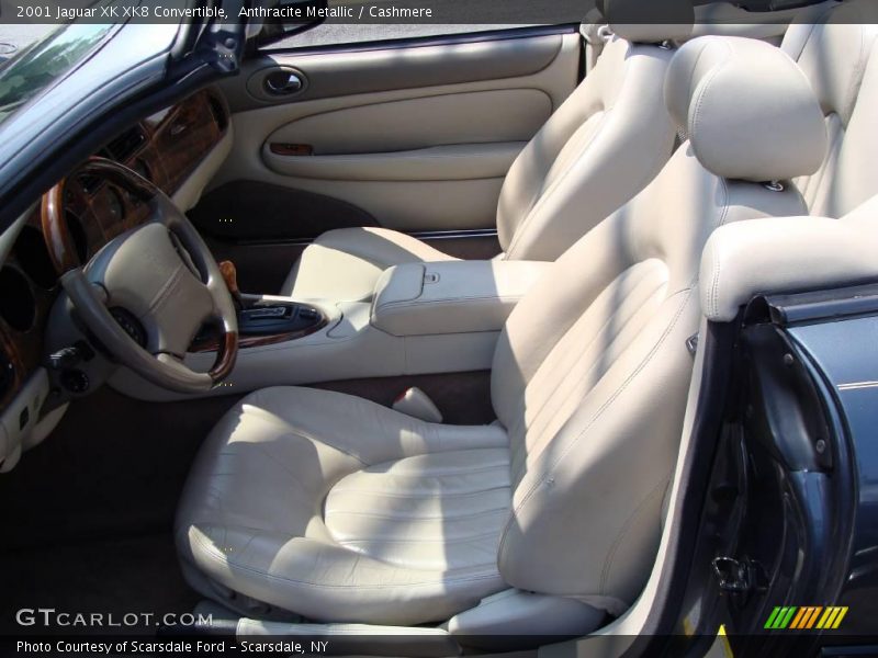 Anthracite Metallic / Cashmere 2001 Jaguar XK XK8 Convertible