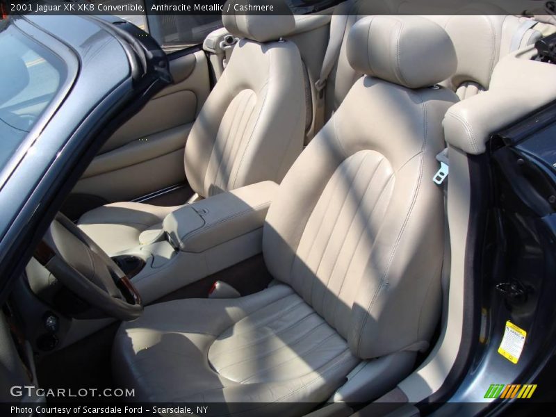 Anthracite Metallic / Cashmere 2001 Jaguar XK XK8 Convertible
