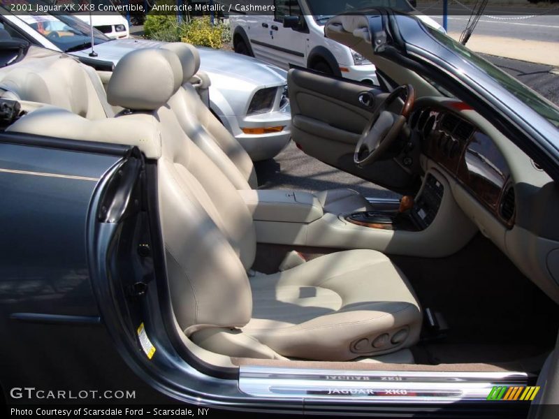 Anthracite Metallic / Cashmere 2001 Jaguar XK XK8 Convertible