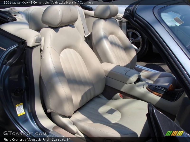 Anthracite Metallic / Cashmere 2001 Jaguar XK XK8 Convertible