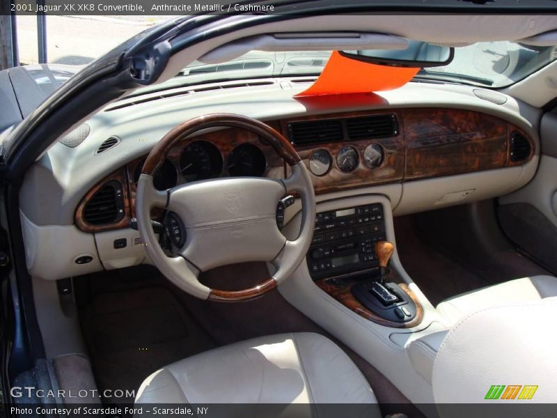 Anthracite Metallic / Cashmere 2001 Jaguar XK XK8 Convertible