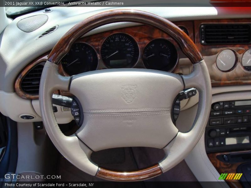 Anthracite Metallic / Cashmere 2001 Jaguar XK XK8 Convertible