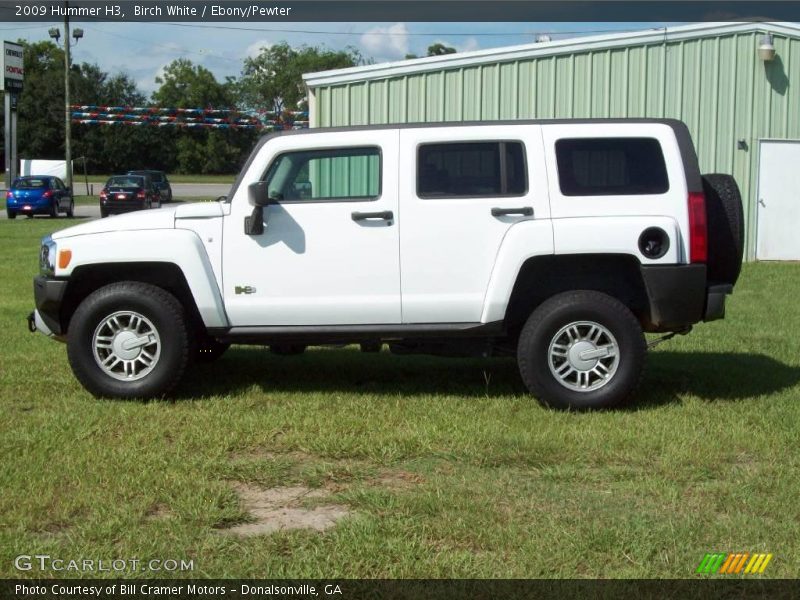 Birch White / Ebony/Pewter 2009 Hummer H3