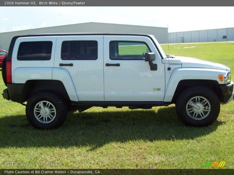 Birch White / Ebony/Pewter 2009 Hummer H3