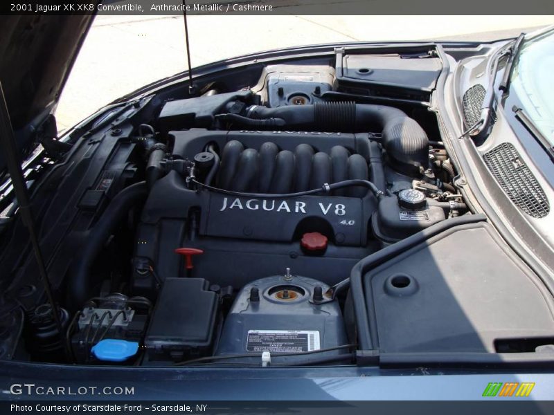Anthracite Metallic / Cashmere 2001 Jaguar XK XK8 Convertible