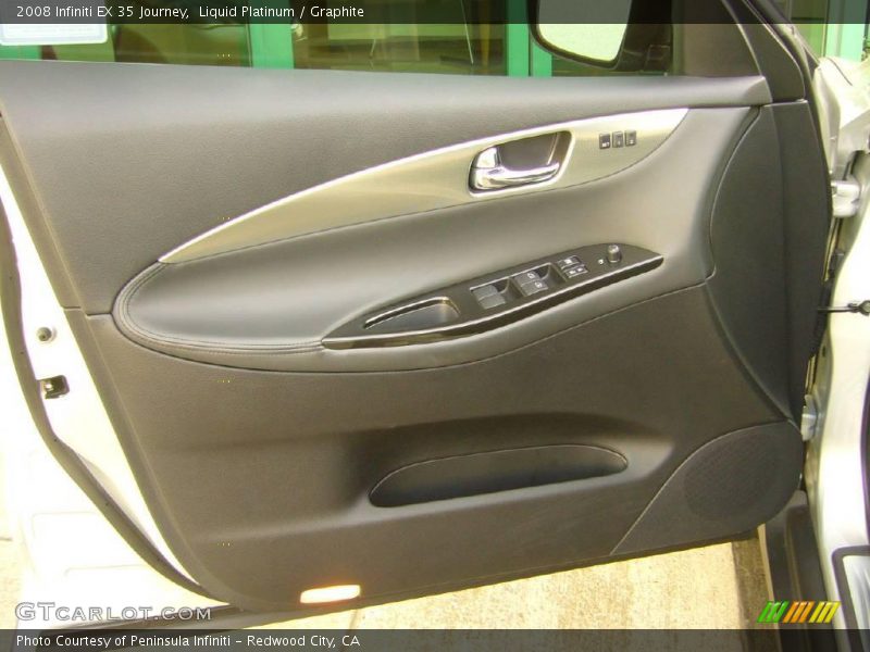Liquid Platinum / Graphite 2008 Infiniti EX 35 Journey
