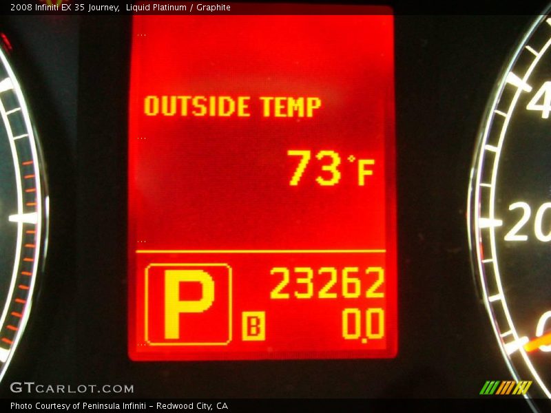 Liquid Platinum / Graphite 2008 Infiniti EX 35 Journey