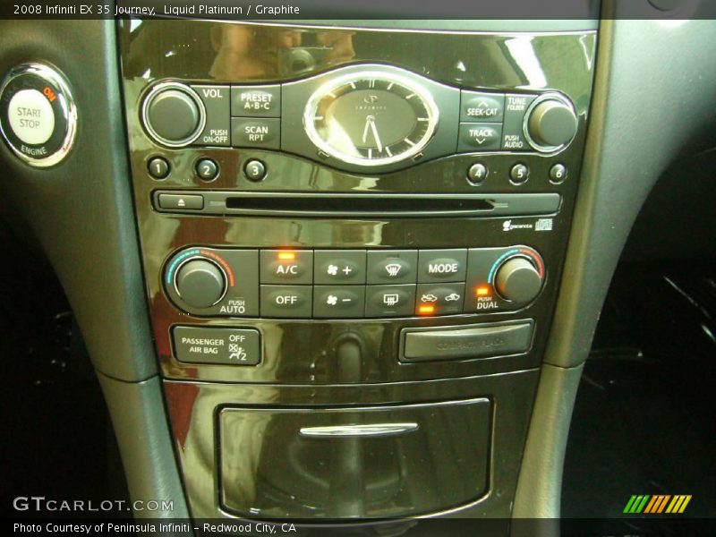 Liquid Platinum / Graphite 2008 Infiniti EX 35 Journey