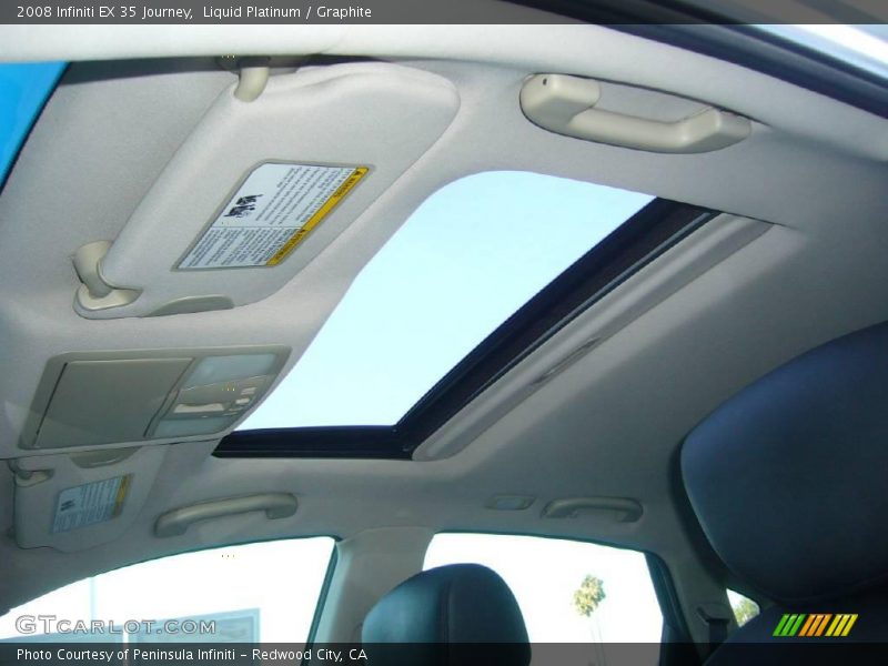 Liquid Platinum / Graphite 2008 Infiniti EX 35 Journey