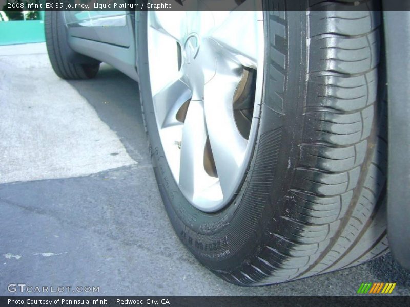 Liquid Platinum / Graphite 2008 Infiniti EX 35 Journey