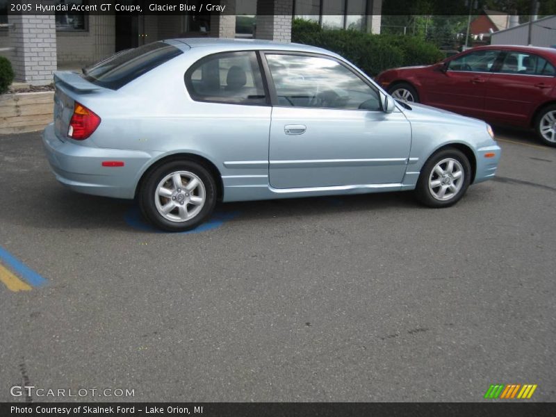 Glacier Blue / Gray 2005 Hyundai Accent GT Coupe