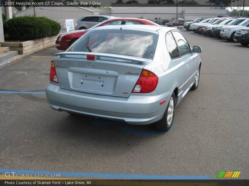 Glacier Blue / Gray 2005 Hyundai Accent GT Coupe