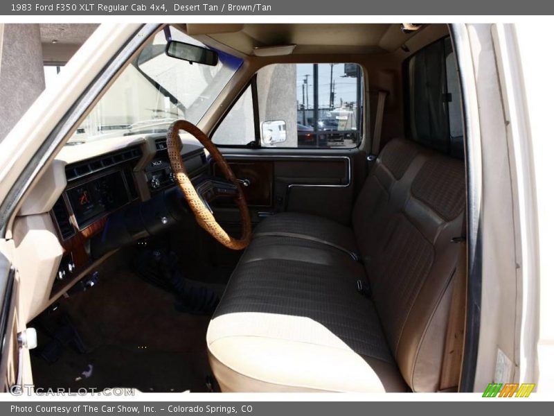 Desert Tan / Brown/Tan 1983 Ford F350 XLT Regular Cab 4x4