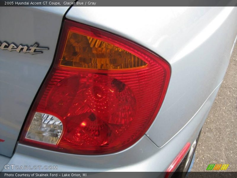 Glacier Blue / Gray 2005 Hyundai Accent GT Coupe