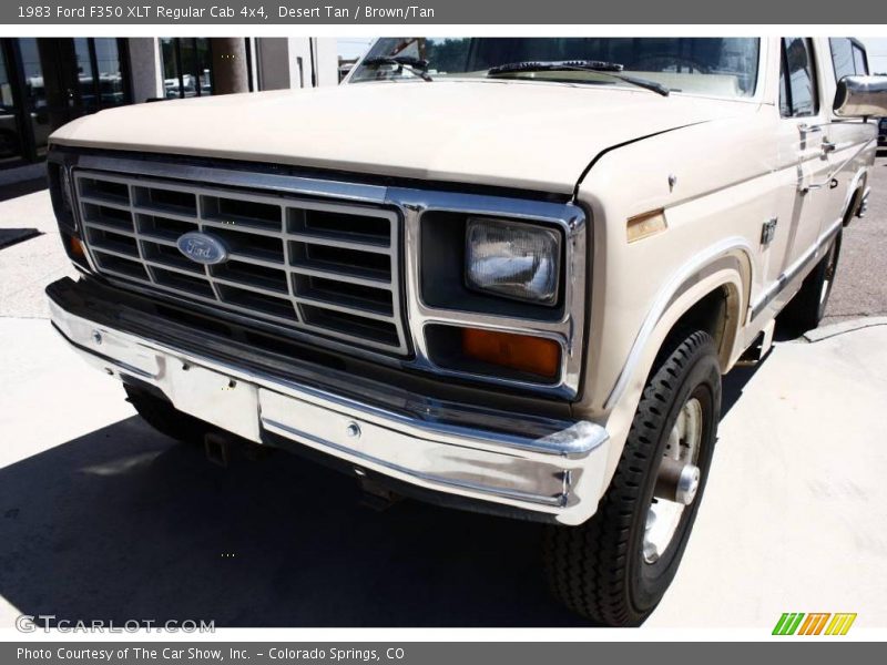 Desert Tan / Brown/Tan 1983 Ford F350 XLT Regular Cab 4x4