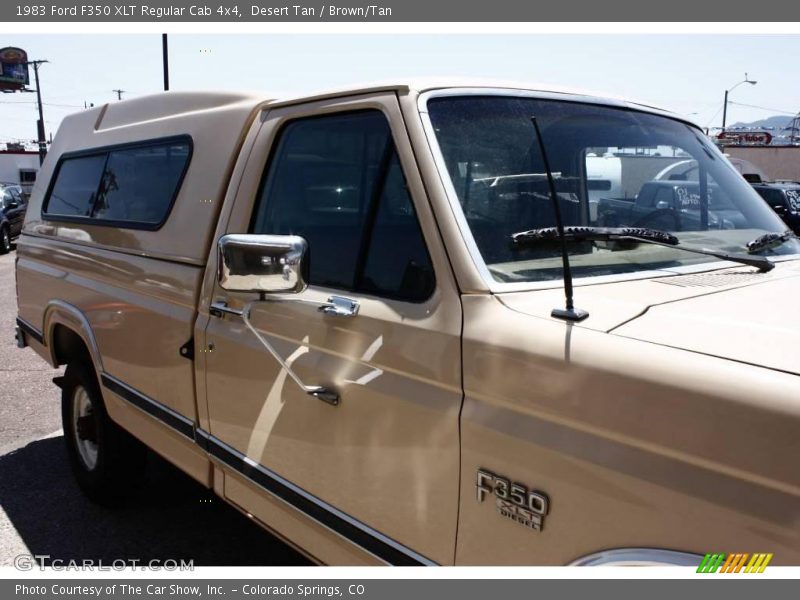 Desert Tan / Brown/Tan 1983 Ford F350 XLT Regular Cab 4x4