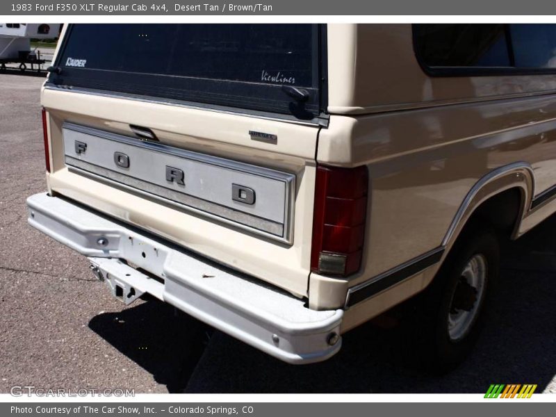 Desert Tan / Brown/Tan 1983 Ford F350 XLT Regular Cab 4x4