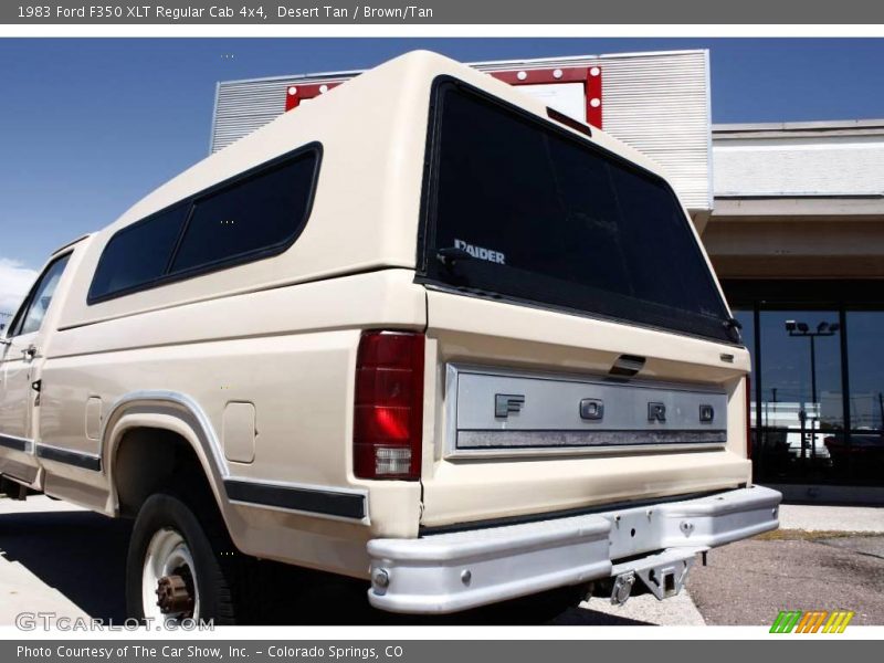 Desert Tan / Brown/Tan 1983 Ford F350 XLT Regular Cab 4x4