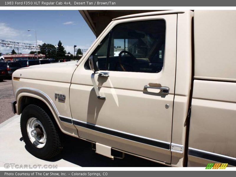 Desert Tan / Brown/Tan 1983 Ford F350 XLT Regular Cab 4x4