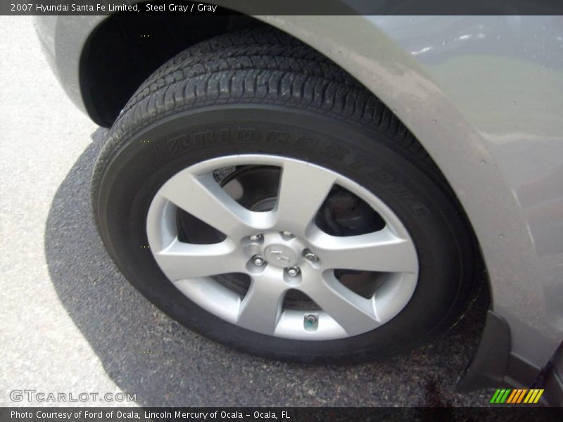 Steel Gray / Gray 2007 Hyundai Santa Fe Limited