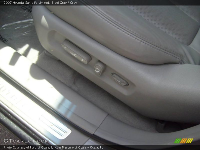 Steel Gray / Gray 2007 Hyundai Santa Fe Limited