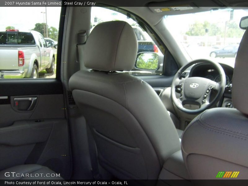 Steel Gray / Gray 2007 Hyundai Santa Fe Limited