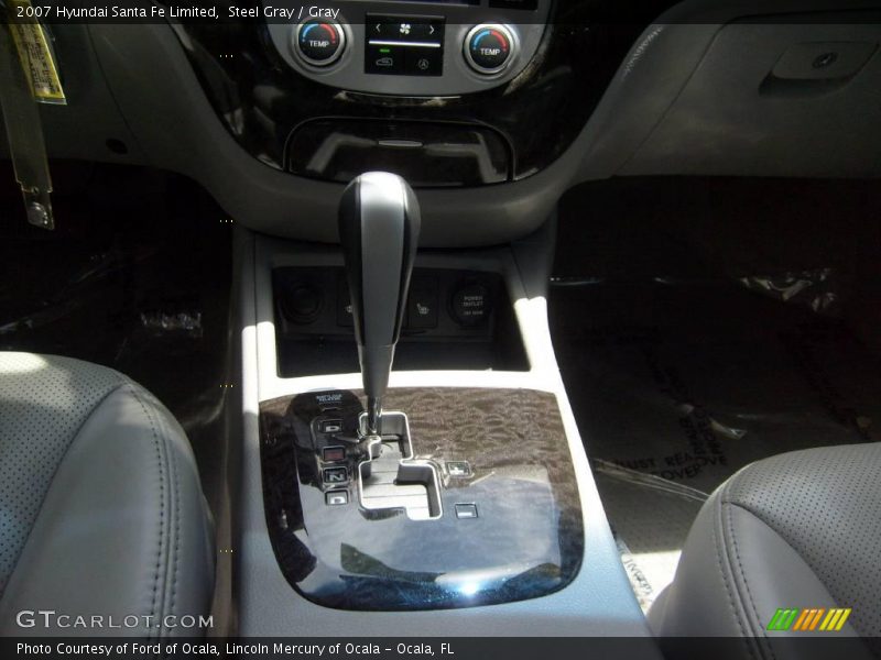 Steel Gray / Gray 2007 Hyundai Santa Fe Limited
