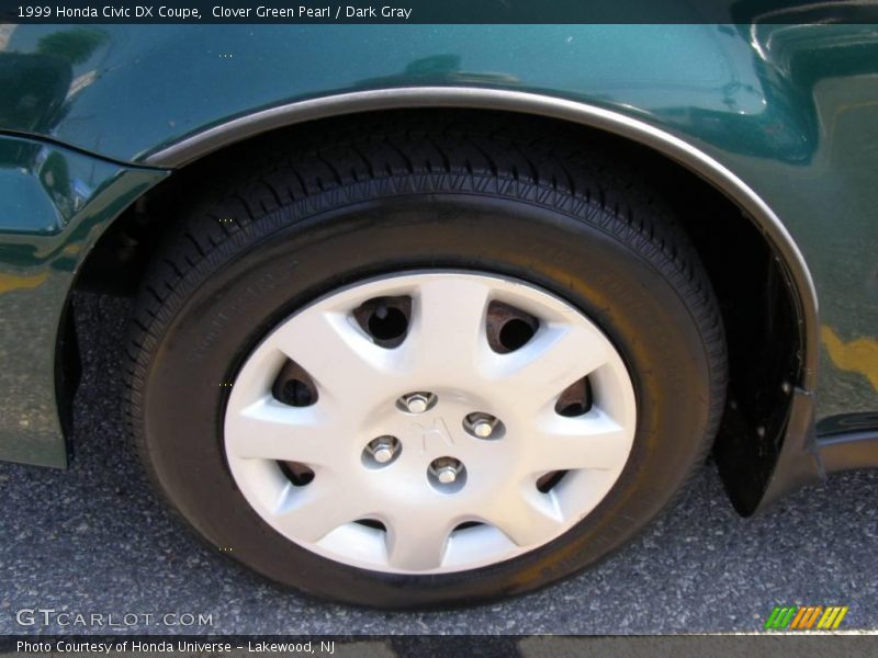 Clover Green Pearl / Dark Gray 1999 Honda Civic DX Coupe