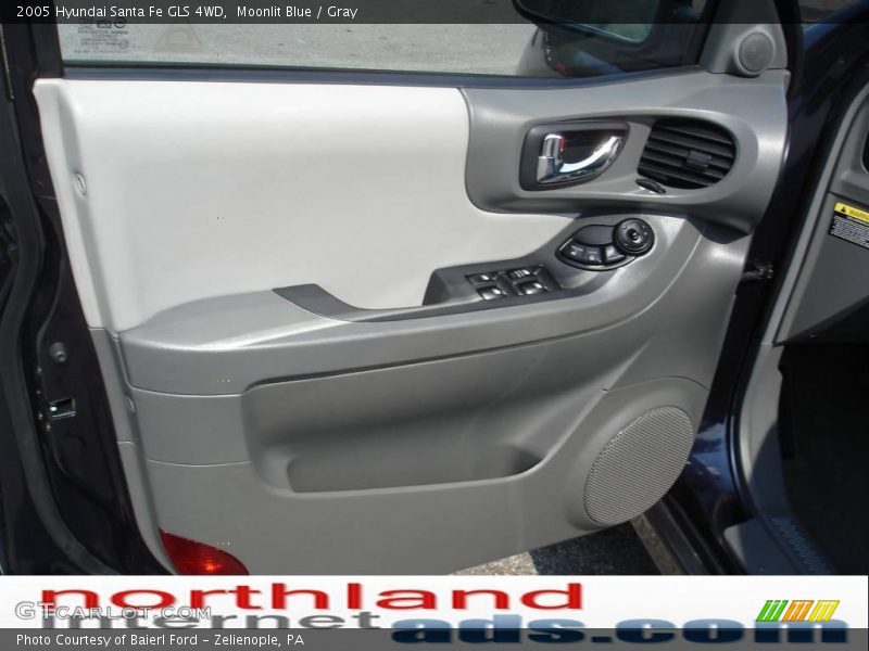 Moonlit Blue / Gray 2005 Hyundai Santa Fe GLS 4WD