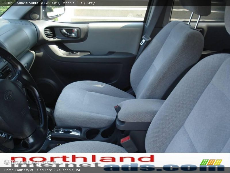 Moonlit Blue / Gray 2005 Hyundai Santa Fe GLS 4WD