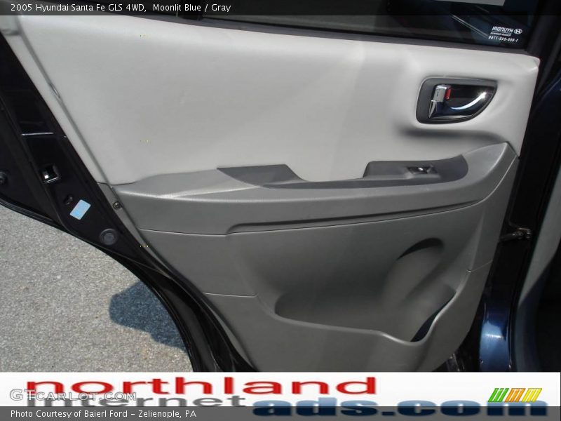 Moonlit Blue / Gray 2005 Hyundai Santa Fe GLS 4WD