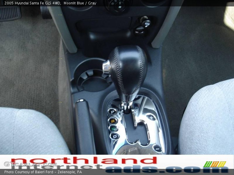 Moonlit Blue / Gray 2005 Hyundai Santa Fe GLS 4WD