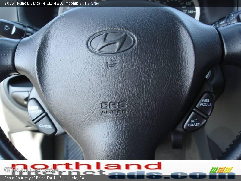 Moonlit Blue / Gray 2005 Hyundai Santa Fe GLS 4WD