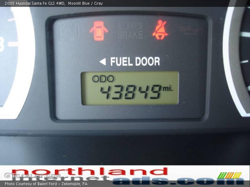 Moonlit Blue / Gray 2005 Hyundai Santa Fe GLS 4WD