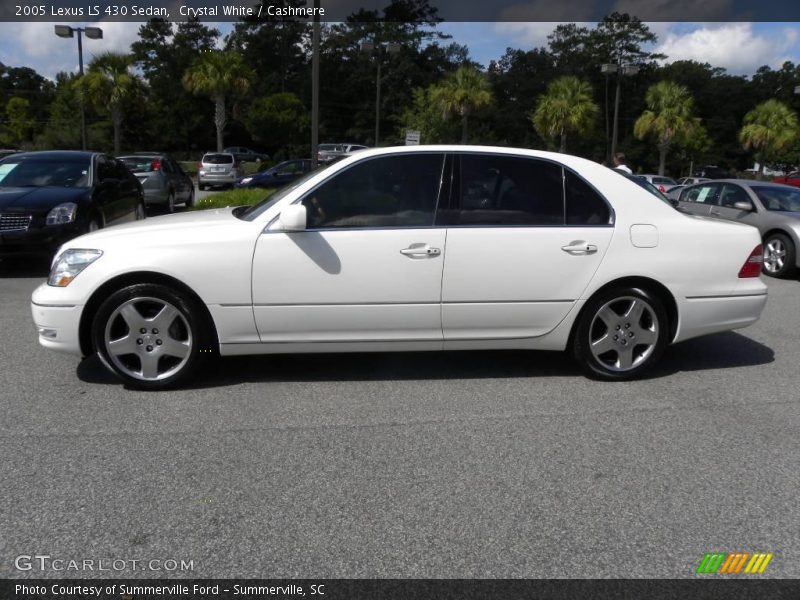 Crystal White / Cashmere 2005 Lexus LS 430 Sedan