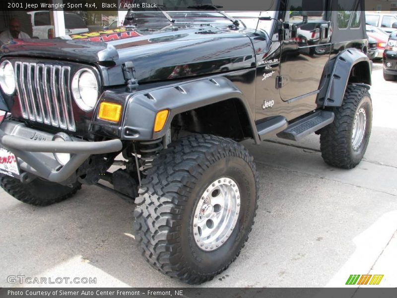 Black / Agate Black 2001 Jeep Wrangler Sport 4x4