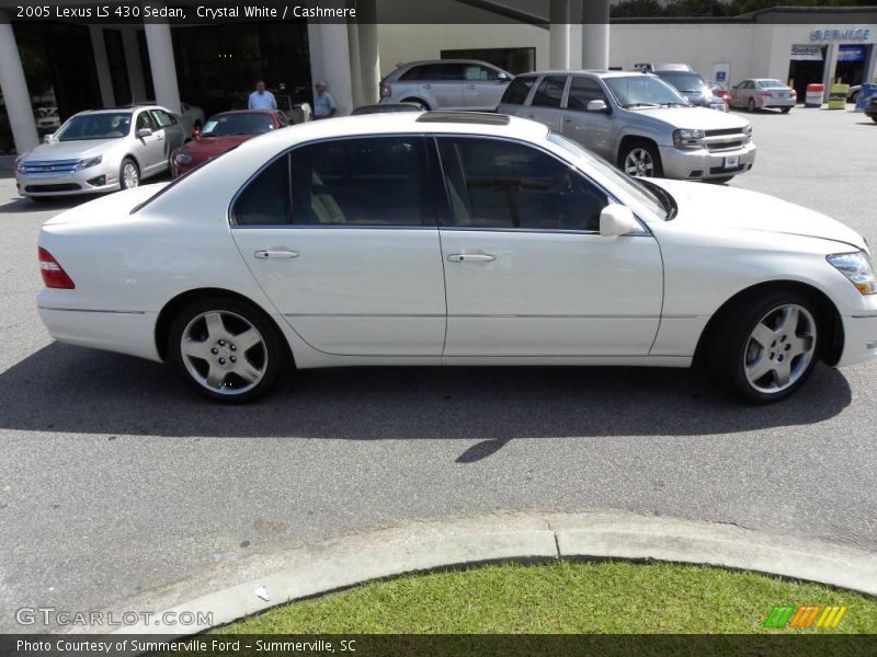 Crystal White / Cashmere 2005 Lexus LS 430 Sedan