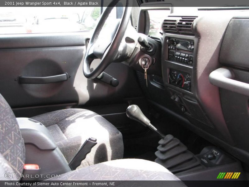 Black / Agate Black 2001 Jeep Wrangler Sport 4x4